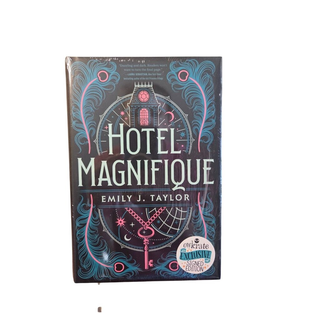 Hotel Magnifique By Emily J. Taylor Owlcrate Exclusive Hardcover Signed Edition